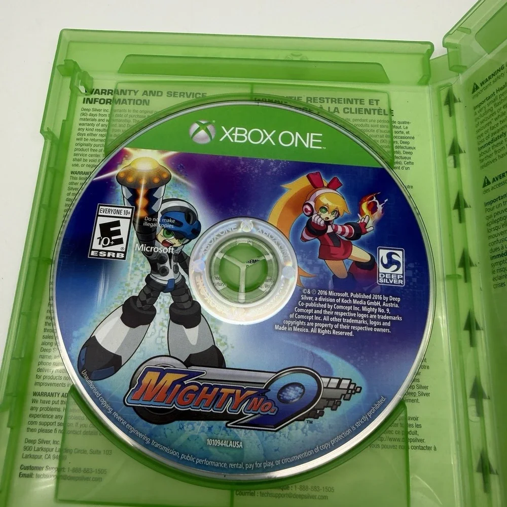 Mighty No 9 Xbox One Complete CIB Tested Working Kids Game